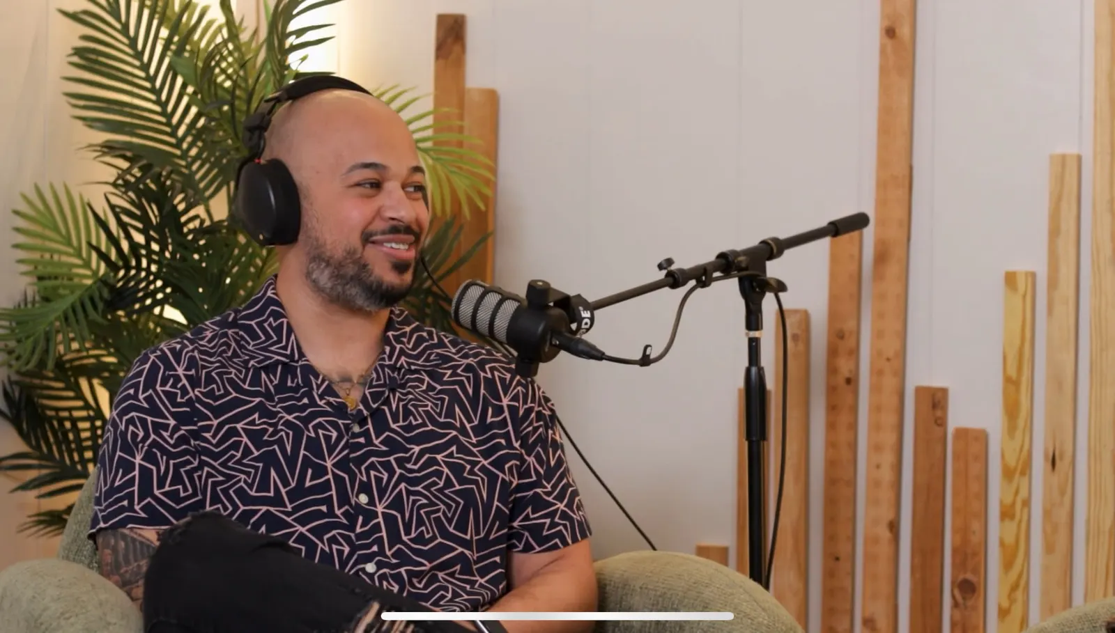 Guest recording a session in the Neutral Room
